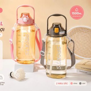 BÌNH NƯỚC HỌC SINH 1500ML CÓ DÂY ĐEO (T50)