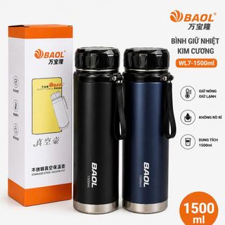 BÌNH GIỮ NHIỆT KIM CƯƠNG BAOL WL7-1500ml (T30)