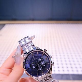 ĐỒNG HỒ NAM CHÍNH NGẠCH FUNMEI F2121 CHRONOGRAPH DÂY THÉP FULLBOX HOÁ ĐƠN