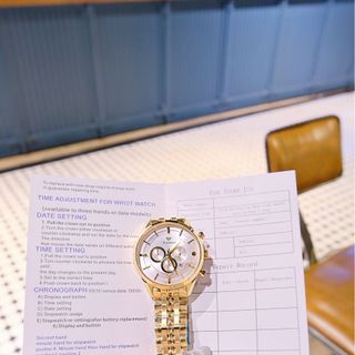 ĐỒNG HỒ NAM CHÍNH NGẠCH FUNMEI F2121 CHRONOGRAPH DÂY THÉP FULLBOX HOÁ ĐƠN