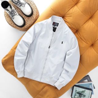 POLO RALPH LAUREN BOMBER NAM.   Vải xịn hàng chuẩn, co giãn thoáng mát chất dầy mịn.