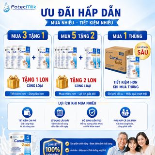 Sữa Canxi Nano Gold FotecPharm 900g Sữa Dinh Dưỡng Bổ Sung Canxi Cho Người Lớn Tuổi Ít Ngọt FotecMilk