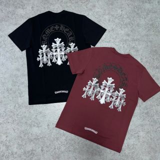 Mẫu Áo thun nam. ÁO Chrome Heart 3 Nau.