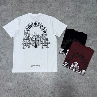 Mẫu Áo thun nam. ÁO Chrome Heart 3 Nau.