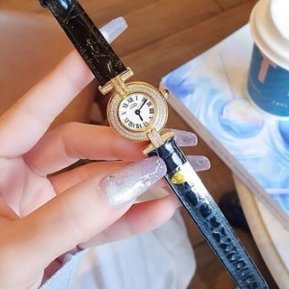 SET ĐỒNG HỒ NỮ SIÊU CẤP KATIER MÁY THUỴ KÍNH SAPHIRE VIỀN HỘT KÈM DÂY CHUYỀN