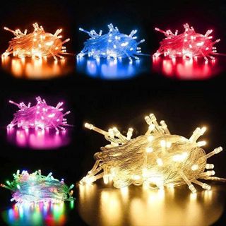 DÂY ĐÈN LED V5 10M 100 BÓNG (VÀNG,TRẮNG,LÁ,DƯƠNG,ĐỎ,HỒNG)