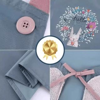 Tạp Dề Thỏ Có Túi Đựng Và Lau Tay,Làm Bếp,Pha Chế,Phục Vụ Dễ Thương,Chống Thấm Nước Tốt