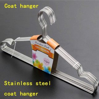 SET 10 MÓC TREO QUẦN ÁO INOX DÀY (T70)