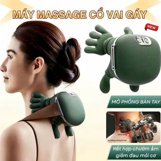 MÁY MASSAGE CỔ VAI GÁY BÀN TAY KẾT HỢP CHƯỜM ẤM (T30)