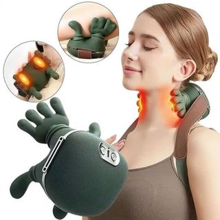 MÁY MASSAGE CỔ VAI GÁY BÀN TAY KẾT HỢP CHƯỜM ẤM (T30)