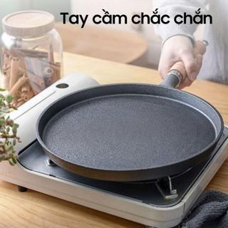 CHẢO GANG ĐÚC ĐÁY BẰNG 20CM (T30)