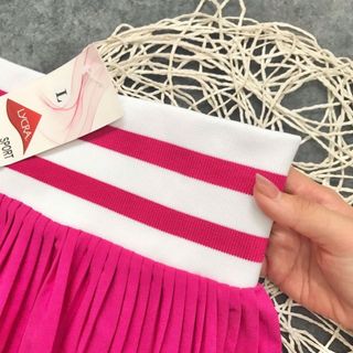 Váy xếp ly dù phối lưng dệt cao cấp chuyên đồ thể thao sỉ ib
