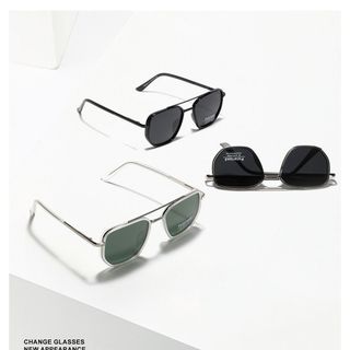 Kính Mát Polarized Nam Nữ Gọng Vuông Cao Cấp Chống Chói UV TT24