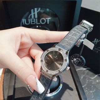 ĐỒNG HỒ NỮ CAO CẤP HUPOT SIZE MINI VIỀN HỘT BEZEL MÁY QUARZT