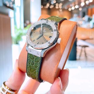 ĐỒNG HỒ NỮ CAO CẤP HUPOT SIZE MINI VIỀN HỘT BEZEL MÁY QUARZT