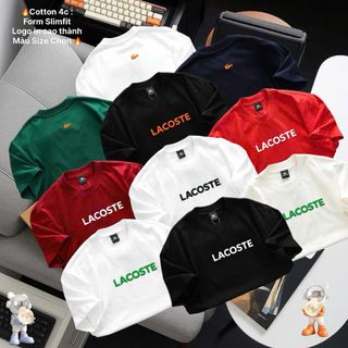 Áo thun nam. Chất thun cotton co giãn 4 chiều , Chất vải dày vừa mềm mịn. Logo cao thành in nổi 3D.