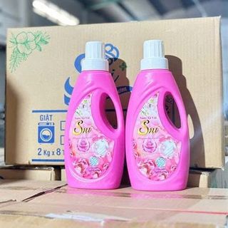 Nước Xả Vải 1 Lít Sni Màu Xanh Full VAT