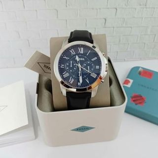 SALE ĐỒNG HỒ NAM CAO CẤP FOXSIL DÂY DA ĐEN FULLBOX TAG