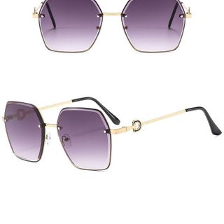 Kính Mắt Nữ Form Đa Giác Sang Trọng Phong Cách Luxury