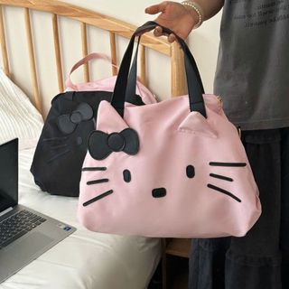 TÚI DU LỊCH KITTY FORM LỚN SIÊU XINH CHO NÀNG MÊ PHONG CÁCH HÀN QUỐC - WINNIE HOUSE