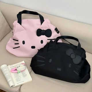 TÚI DU LỊCH KITTY FORM LỚN SIÊU XINH CHO NÀNG MÊ PHONG CÁCH HÀN QUỐC - WINNIE HOUSE