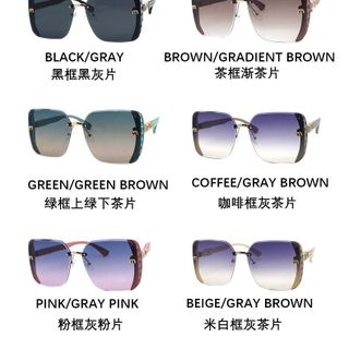 Kính Mắt Gradient Nữ Cao Cấp Phong Cách Châu Âu TT44