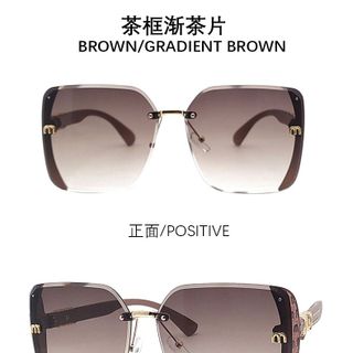 Kính Mắt Gradient Nữ Cao Cấp Phong Cách Châu Âu TT44