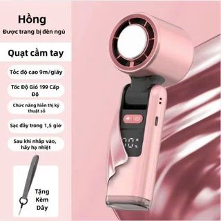 QUẠT SẠC CÓ HIỂN THỊ 199 TỐC ĐỘ GIÓ K801
