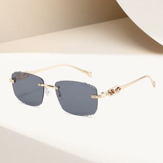 Kính Mắt Nữ Luxury Style Đính Logo Cao Cấp TT67