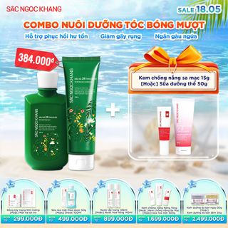 COMBO DẦU GỘI 26 THẢO DƯỢC [350G] + DẦU XẢ 26 THẢO DƯỢC [200G] TẶNG 1 TRONG 3