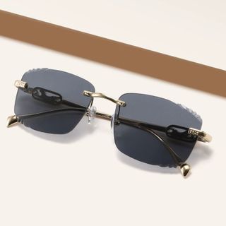 Kính Mắt Nữ Luxury Style Đính Logo Cao Cấp TT67