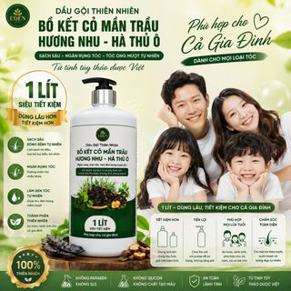 Dầu gội thảo dược bồ kết ,nàng sen tinh chất bưởi non chai 1lít