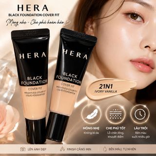 Kem nền Hera 10ml tone 21N1 da sáng tự nhiên, cực tôn da