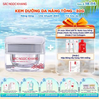 Kem Dưỡng Trắng Da Ban Ngày 5 in 1 [Hũ 30g] TẶNG 1 TRONG 2 QUÀ
