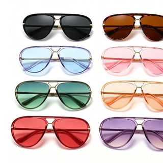 Kính Râm Aviator Trong Màu Thời Trang TT62
