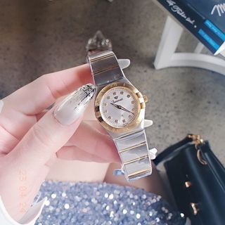 ĐỒNG HỒ COUPLE CHÍNH HÃNG FUNMEI FIV DÂY THÉP VÀNG VÀ DEMI FULLBOX