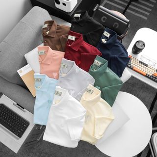Áo thun polo nam. Áo chất xuất dư 100% cotton, đường may tỉ mỉ chuẩn xuất khẩu.