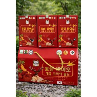Cao tinh chất Hồng sâm Nhung hươu linh chi táo đỏ xách 30 gói x 80ml