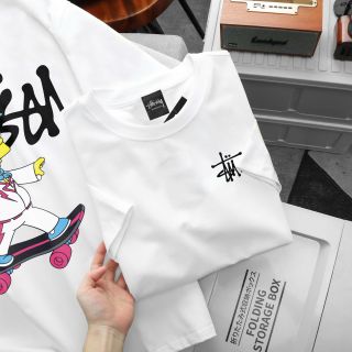 Áo thun nam. Áo Stussy  Chất vải cotton 4 chiều siêu mịn.