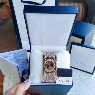 ĐỒNG HỒ NỮ CAO CẤP GUCHY VÒNG BẢNG HOA VĂN