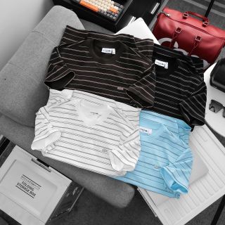 T shirt nam in Full kết hợp bo dệt.  Chất  Cotton 100% 4c.  Dày Mịn mát.