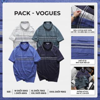 ÁO THUN CỔ BẺ THIẾT KẾ CAO CẤP POLO PACK VOGUES - THỜI TRANG HC