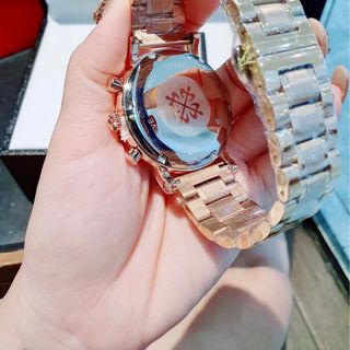 SĂN SALE  ĐỒNG HỒ NAM TRUNG CẤP PATEC DAY THÉP KÍNH ÁNH THỦY