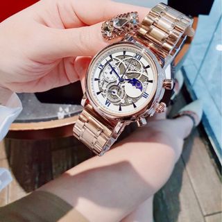 SĂN SALE  ĐỒNG HỒ NAM TRUNG CẤP PATEC DAY THÉP KÍNH ÁNH THỦY