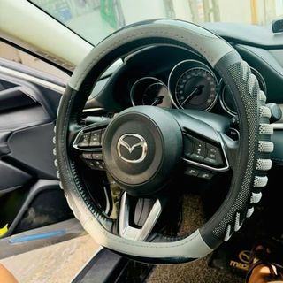 (BÁN SỈ) Bọc Vô Lăng Ô Tô L25 SIZE 38-47CM Dáng Thể Thao Vân Nổi 3D Cao Cấp Chống Trơn Trượt Không Bám Mồ Hôi Tay