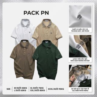 ÁO THUN CỔ BẺ THIẾT KẾ CAO CẤP POLO PACK PN - THỜI TRANG HC