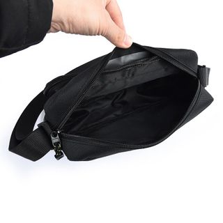 TÚI ĐEO CHÉO NAM VẢI DÙ GAI CAO CẤP 3 NGĂN – SIZE 16CM GỌN NHẸ TIỆN DỤNG - WINNIE HOUSE