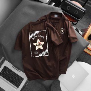 Áo thun nam. Chất thun cotton  4c chính phẩm đàn hồi tốt, mềm mịn,độ bền màu cao.