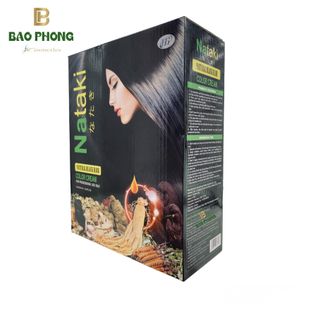 Nhuộm đen/nâu phủ bạc Nataki - Nhật Bản 500ml x 2