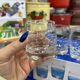 BỘ 6 LY THUỶ TINH WHISKY 75ml DELI 3503-2 (T12)
